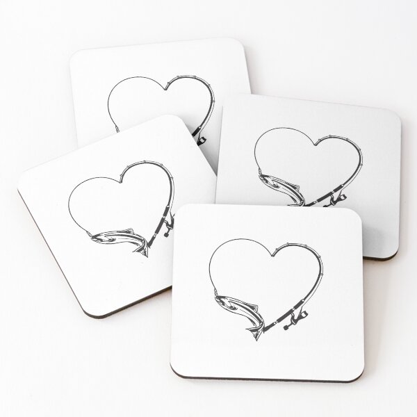 Item preview, Fishing Hook Heartbeat designed and sold by Baboki.
