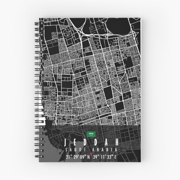 Item preview, JEDDAH MAP SAUDI ARABIA designed and sold by hatimelhag.