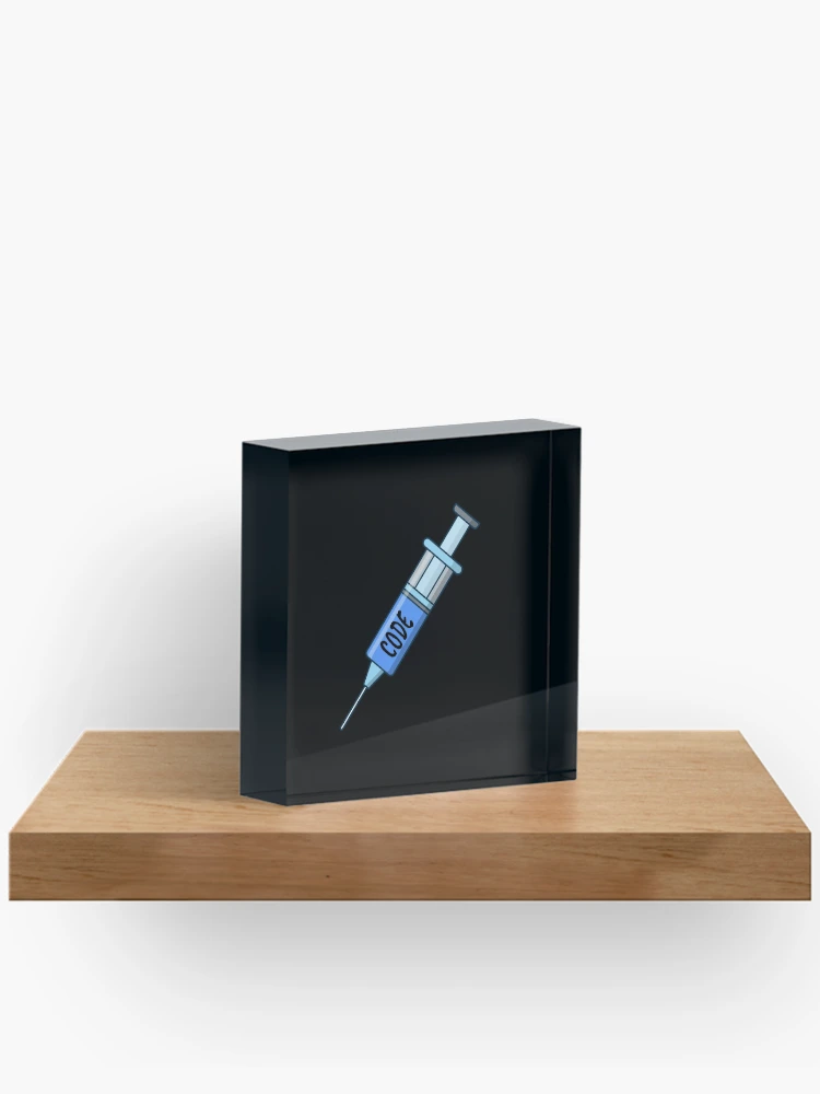 Thumbnail 2 of 5, Acrylic Block, Code Injection designed and sold by ProtonProject.