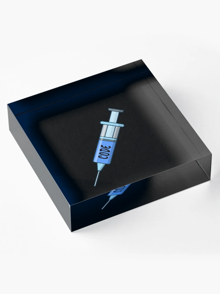 Thumbnail 4 of 5, Acrylic Block, Code Injection designed and sold by ProtonProject.