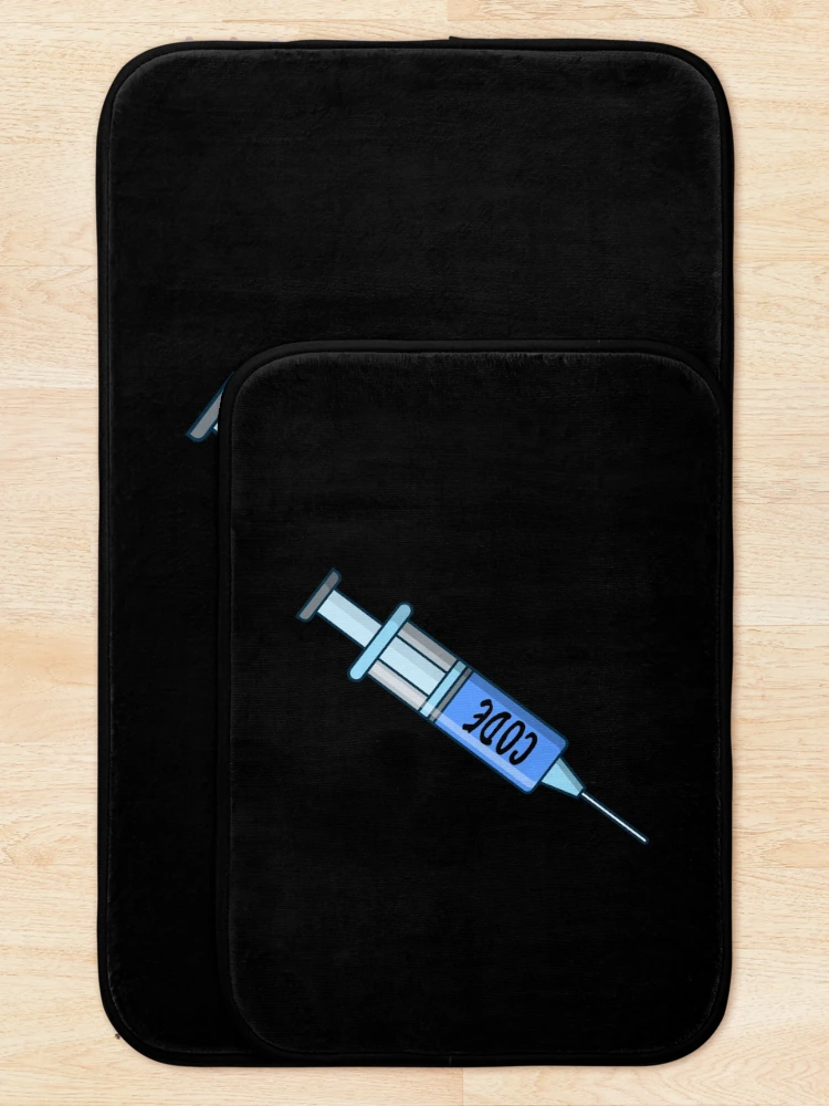 Thumbnail 5 of 6, Bath Mat, Code Injection designed and sold by ProtonProject.