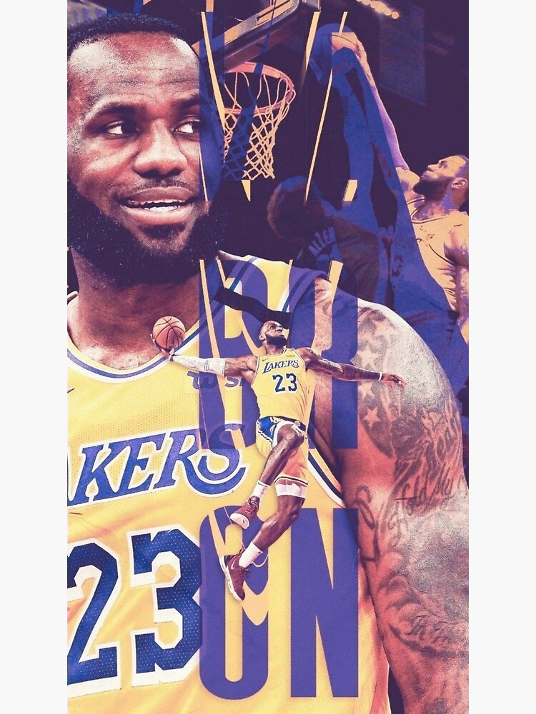 Illustration Wallpaper LeBron Photographic Print for Sale by kartinah09