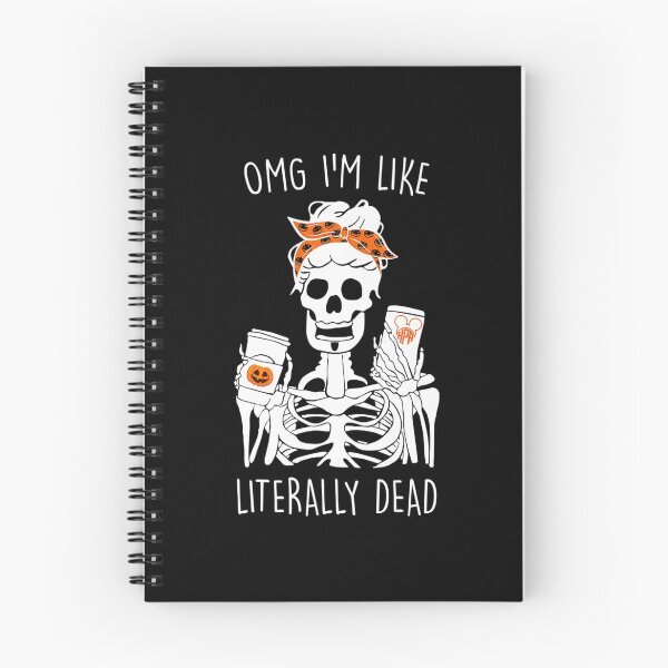 Item preview, Omg Im Like Literally Dead Halloween Girls Costume Skeleton Premium  designed and sold by GarrickShop.
