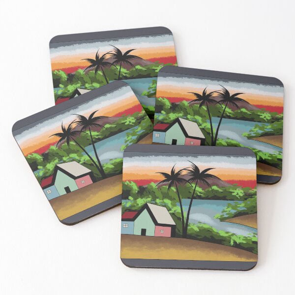 Item preview, Beautiful Digitally Drawn Landscape of Cute Houses and River  designed and sold by SemDesigns1.