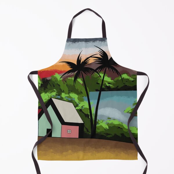Item preview, Beautiful Digitally Drawn Landscape of Cute Houses and River  designed and sold by SemDesigns1.