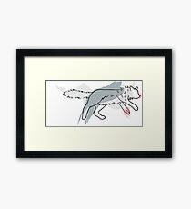 Sleepy Zeus Framed Print