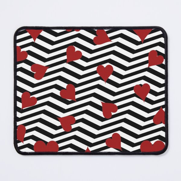 Item preview, Modern Chevron Red Hearts Line Pattern - Heart Pattern - 3D designed and sold by Luvjesus2.