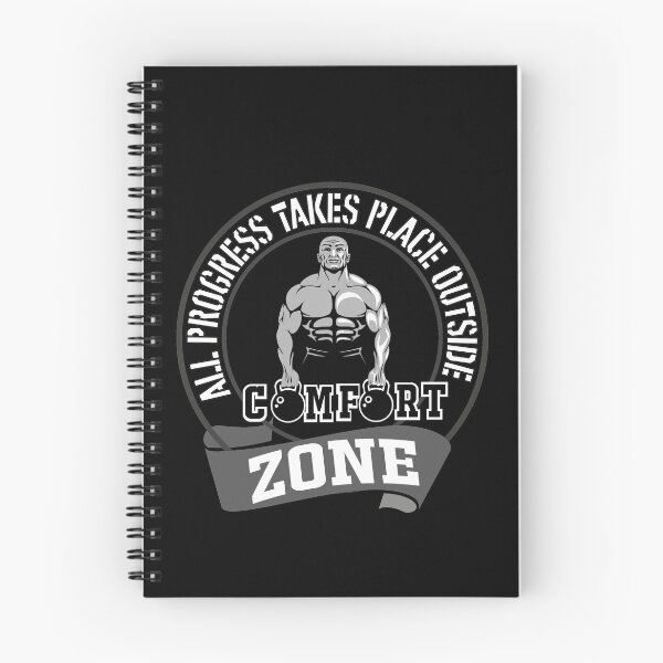 Item preview, gym, All progress takes place outside the comfort zone designed and sold by YacineHB01.