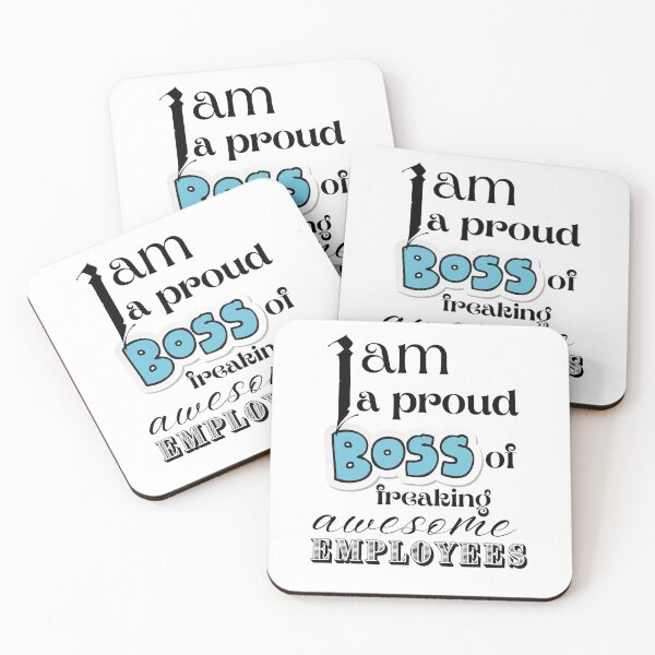 Item preview, I am a proud boss of freaking awesome employees. designed and sold by Tulips2.