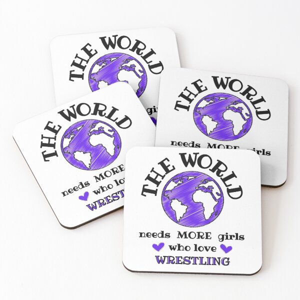 Item preview, The world needs more girls who love wrestling designed and sold by TheGreenGoat.