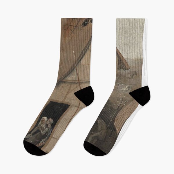 Item preview, The Wayfarer pedlar Medieval Pub - Hieronymus Bosch  designed and sold by Vintage Designs +.