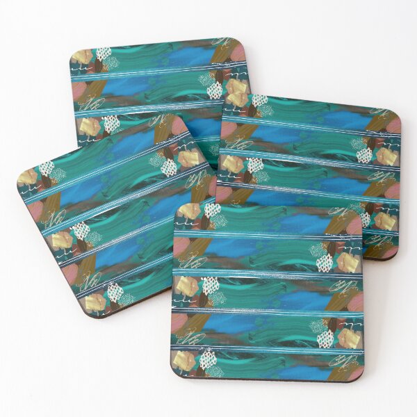 Item preview, Acrylic Stripped Collage  designed and sold by Designs By YL.