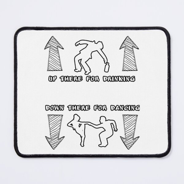 Item preview, There for Thinking, Down There for Dancing designed and sold by Braw-Merch.