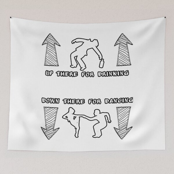 Item preview, There for Thinking, Down There for Dancing designed and sold by Braw-Merch.