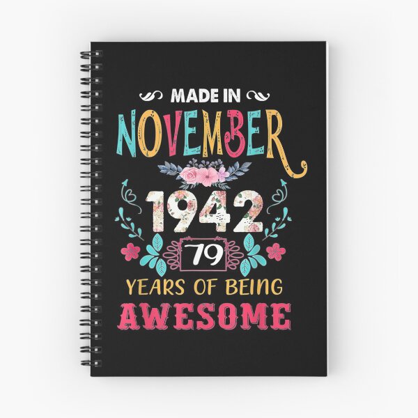 Item preview, Funny Awesome November 1942 Vintage 79th Birthday  designed and sold by AdonisShop.