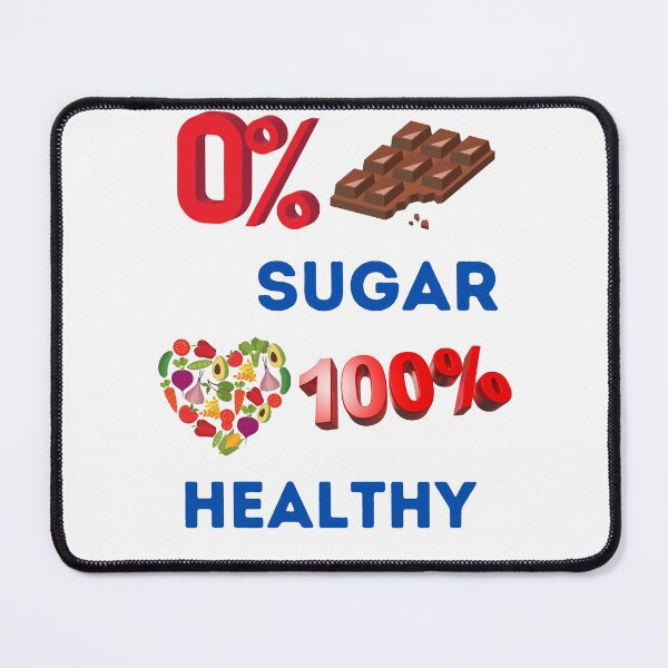 Item preview, Zero Sugar 100% Healthy designed and sold by BhavyaBathla.