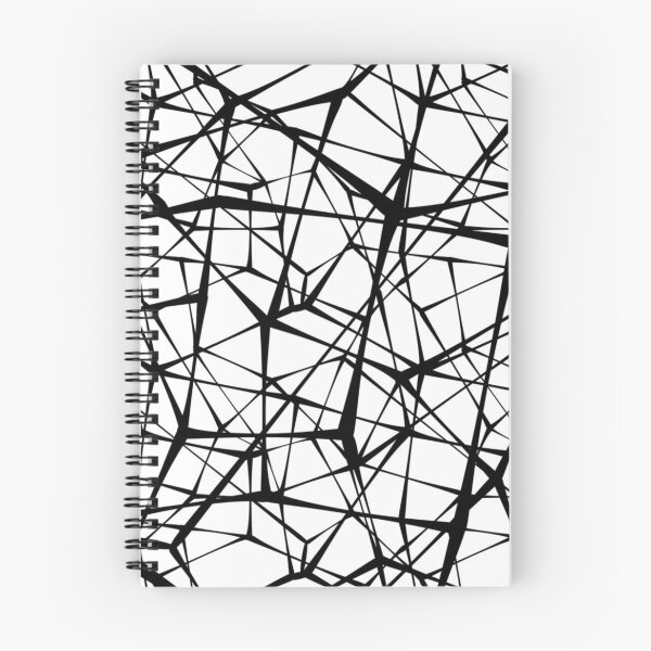 Item preview, spider web. Connected black lines on white background designed and sold by TeeFashionShop.