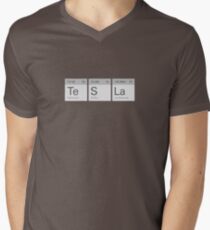 Periodic Tesla Men's V-Neck T-Shirt