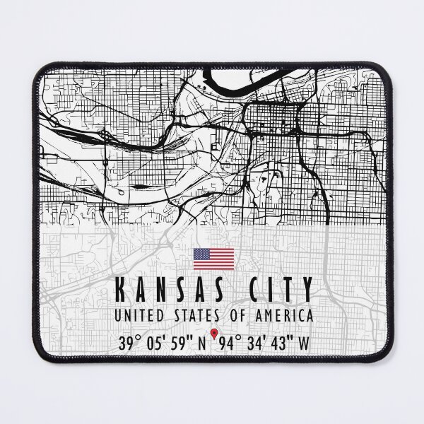 Item preview, KANSAS CITY MAP USA designed and sold by hatimelhag.