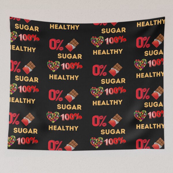 Item preview, Zero Sugar 100% Healthy designed and sold by BhavyaBathla.