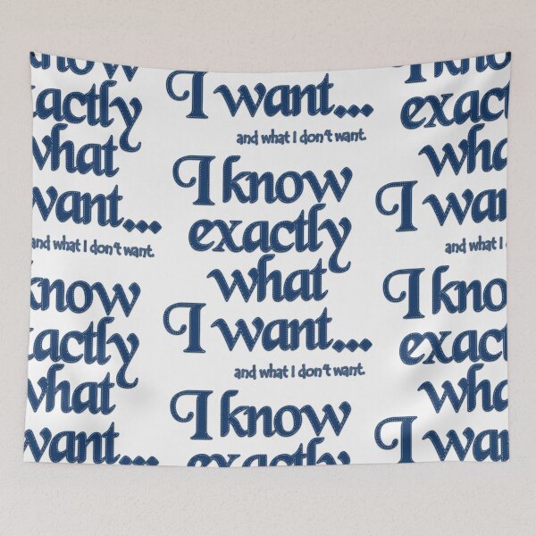 Item preview, I know exactly what I want - 5 designed and sold by Yamy Morrell Art and Design.