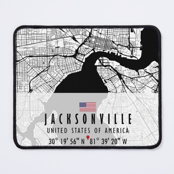 Item preview, JACKSONVILLE MAP USA designed and sold by hatimelhag.