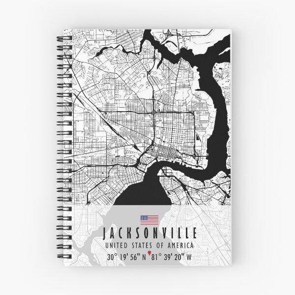 Artikelvorschau, JACKSONVILLE KARTE USA entworfen und verkauft von hatimelhag.