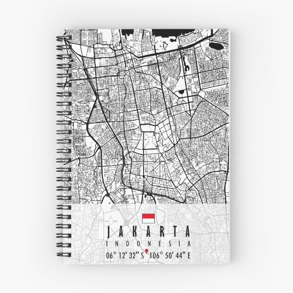 Item preview, JAKARTA MAP INDONESIA designed and sold by hatimelhag.