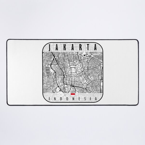 Item preview, JAKARTA MAP INDONESIA designed and sold by hatimelhag.