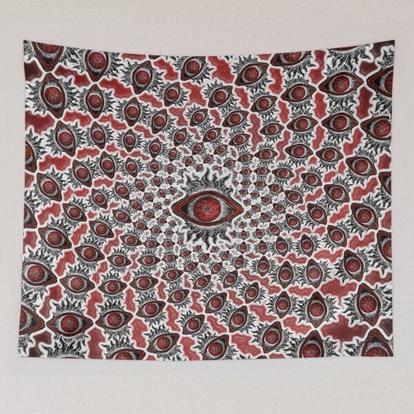 Item preview, Autotelic-FlamingEye-Vortex-Red designed and sold by Klaus Bremner (Autotelic Art).