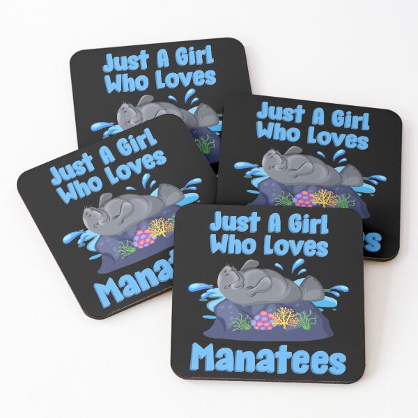 Item preview, Just A Girl Who Loves Manatees designed and sold by Guckio81.