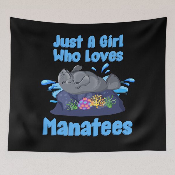 Item preview, Just A Girl Who Loves Manatees designed and sold by Guckio81.