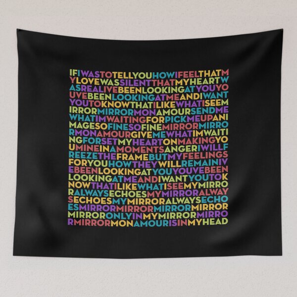 Item preview, Mirror Mirror (Mon Amour) (lyrics) v.3 designed and sold by x1brett.