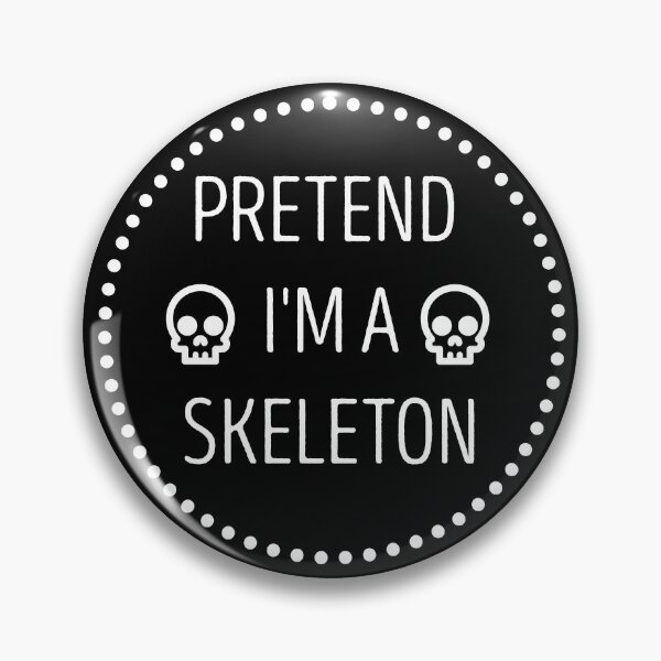 Artikelvorschau, Tu so, als wärst du ein Skelett Halloween-Kostüm Weiße Version entworfen und verkauft von IEXART.