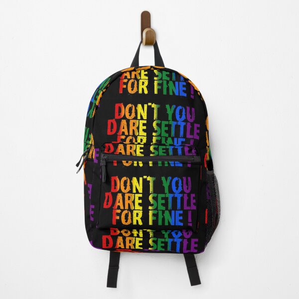 Item preview, Don't you dare settle for fine Pride designed and sold by AGDimages.