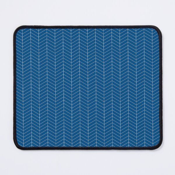 Item preview, Herringbone - Classic Blue (small scale) designed and sold by NolkDesign.