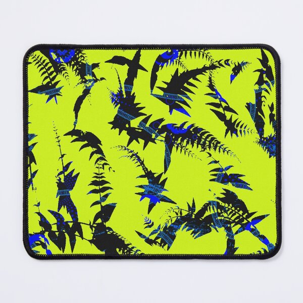 Item preview, Sky Jungle Lounge V.4: Dione Neon Tropical Leaves pattern by The Raumier designed and sold by N-W-T-S-I-O.