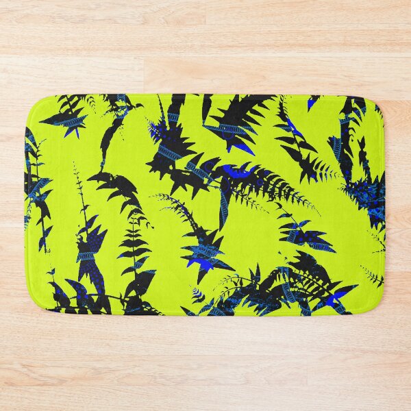 Item preview, Sky Jungle Lounge V.4: Dione Neon Tropical Leaves pattern by The Raumier designed and sold by N-W-T-S-I-O.