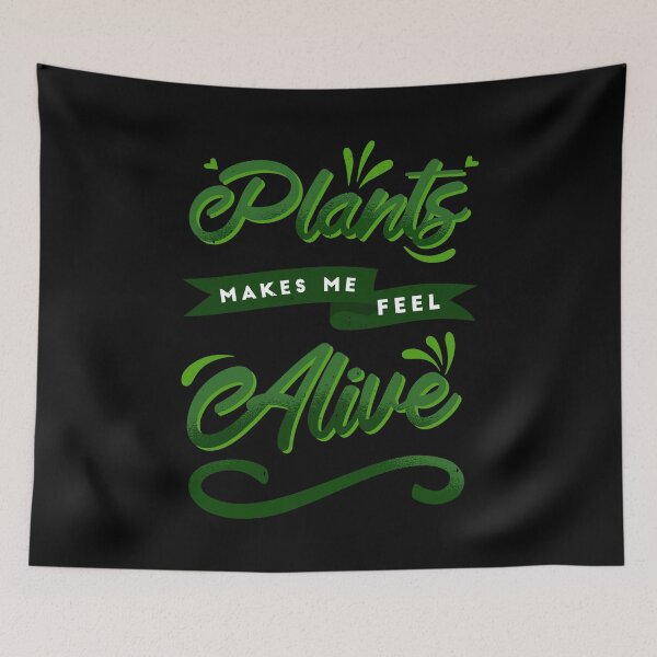 Item preview, Plants Make Me Feel Alive designed and sold by PlusPlayStore.