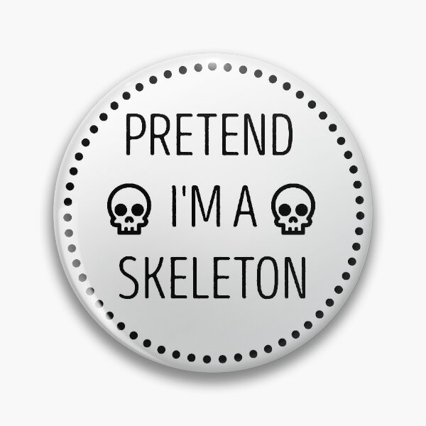 Artikelvorschau, Tu so, als wärst du ein Skelett Halloween-Kostüm Schwarze Version entworfen und verkauft von IEXART.