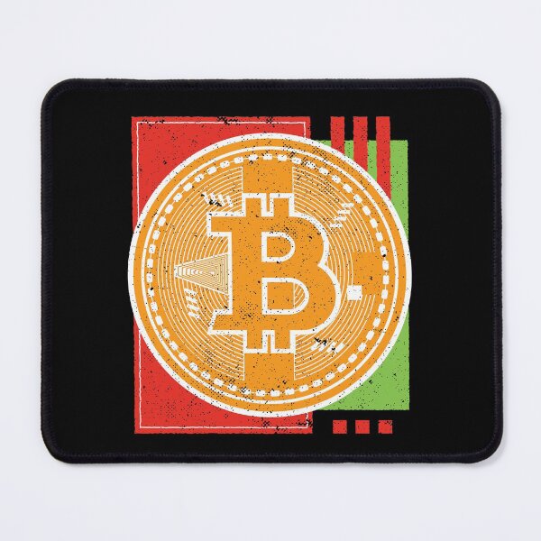 Item preview, Bitcoin (BTC) Cryptocurrency Blockchain Distressed Retro designed and sold by MadMando.