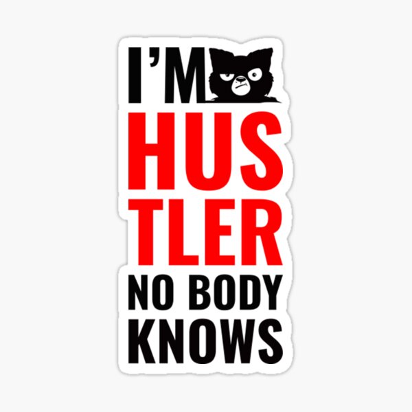 Cat Vibing Sticker by Hustle Inspires Hustle™ for iOS & Android