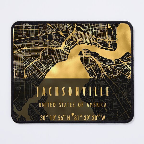 Item preview, JACKSONVILLE MAP USA designed and sold by hatimelhag.