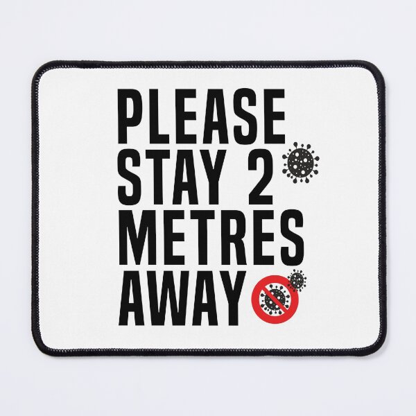 Item preview, Please Stay 2 Metres Away Social Distancing designed and sold by Hero Prod.