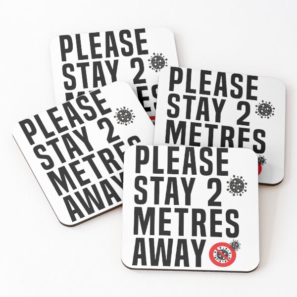 Item preview, Please Stay 2 Metres Away Social Distancing designed and sold by Hero Prod.