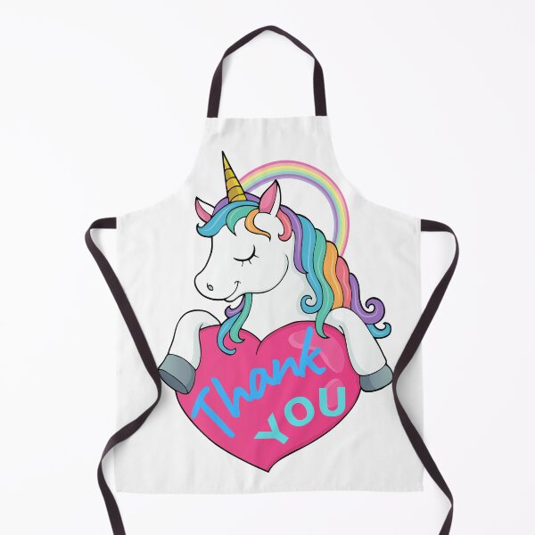 Item preview, Cute Colorful Unicorn Rainbow Heart Thank you designed and sold by Rainbows Rock.