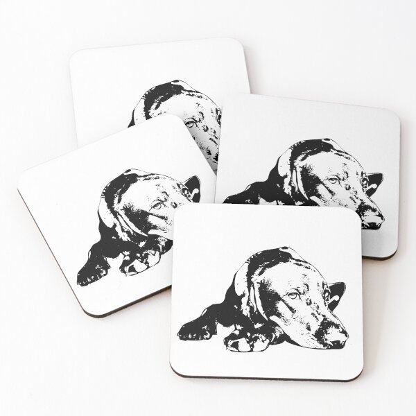 Item preview, Hungarian Vizsla Minimalistic Abstract Art designed and sold by ElegantCat.