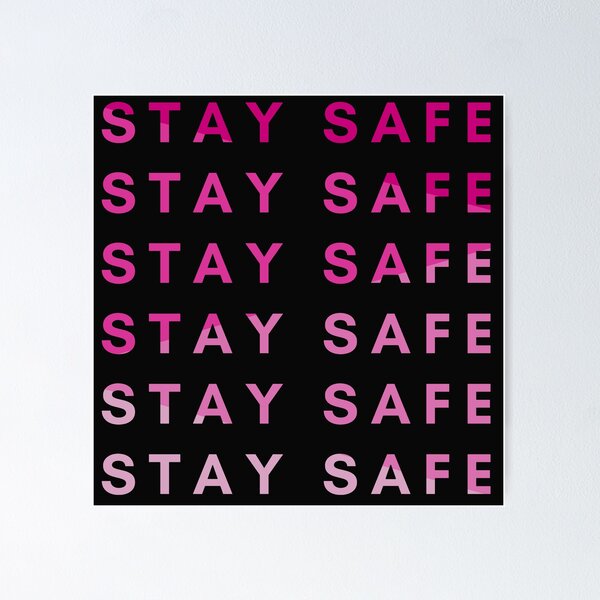 Item preview,  Pink Stay Safe designed and sold by DigiValk.