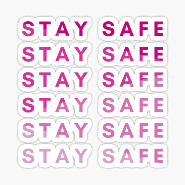 Item preview,  Pink Stay Safe designed and sold by DigiValk.