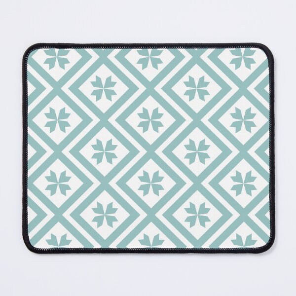 Item preview, Geometric Squares - Pastel Turquoise designed and sold by NolkDesign.